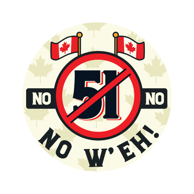 51 NO W'EH™ - Buttons for Canada -