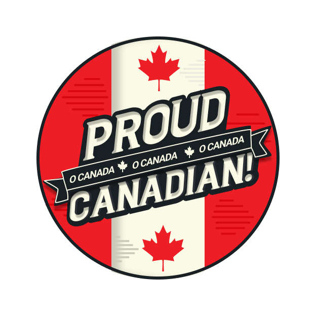 Proud Canadian - Buttons for Canada -