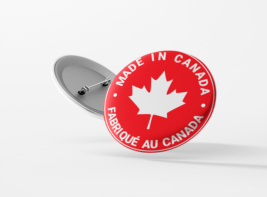 Made In Canada - Buttons for Canada - 