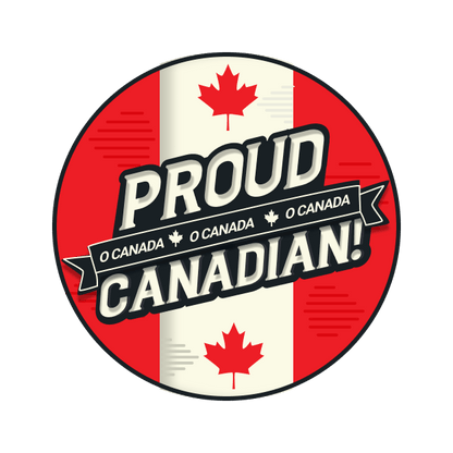 Proud Canadian - Buttons for Canada - 